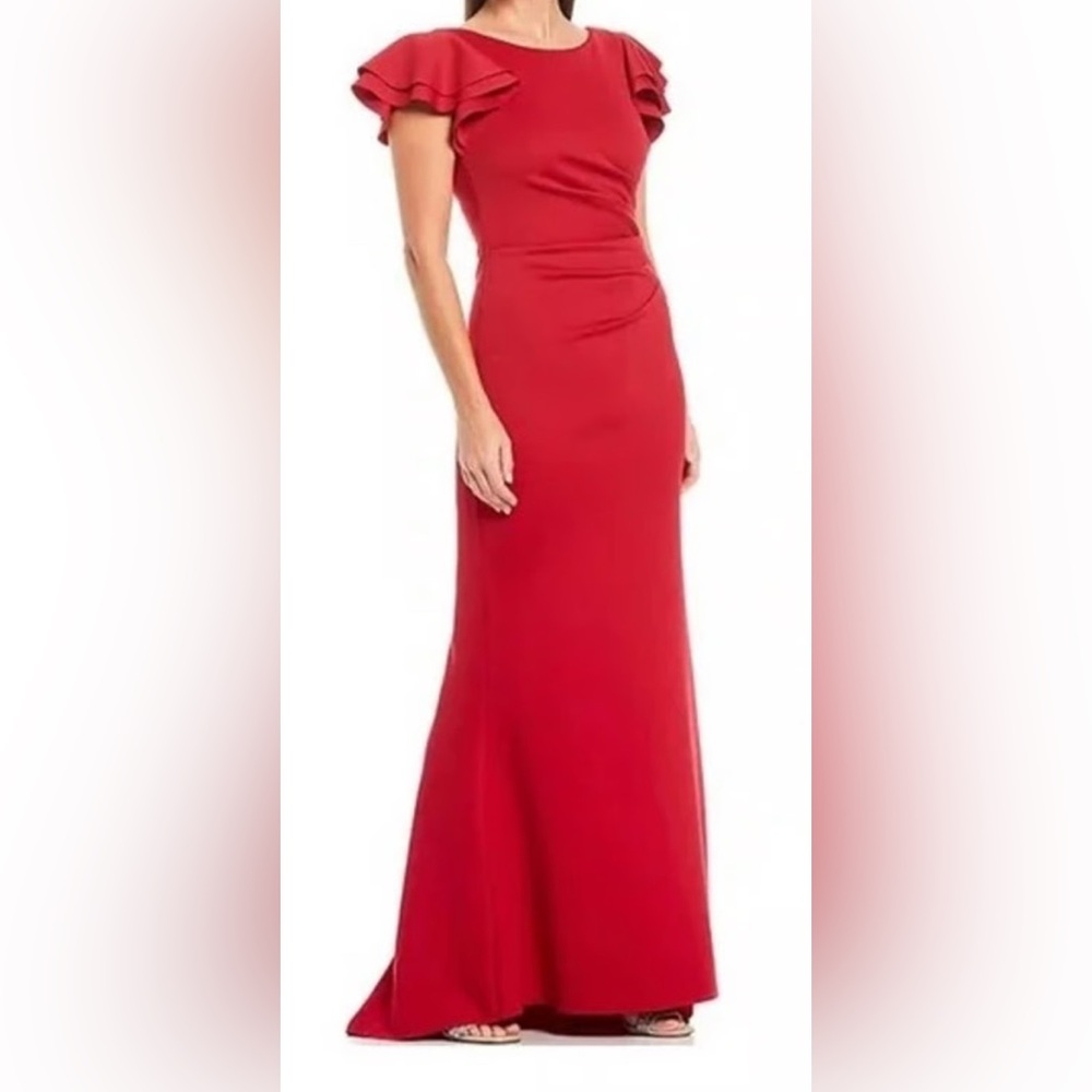 NWT Jessica Howard Vibrant Red Formal Dress